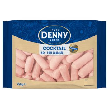 Henry Denny & Sons 60 Cocktail Pork Sausages 750g