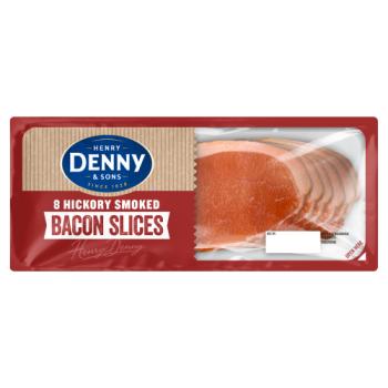 Henry Denny & Sons 8 Hickory Smoked Bacon Slices 240g