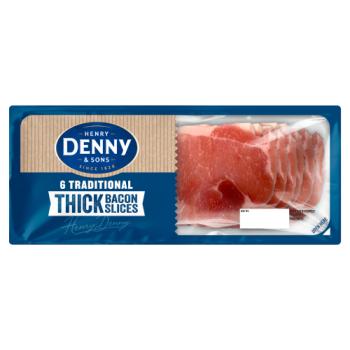 Henry Denny & Sons 6 Traditional Thick Bacon Slices 240g
