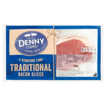 Henry Denny & Sons 5 Signature Cure Traditional Bacon Slices 150g