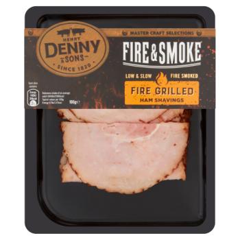 Henry Denny & Sons Master Craft Selections Fire & Smoke Fire Grilled Ham Shavings 100g