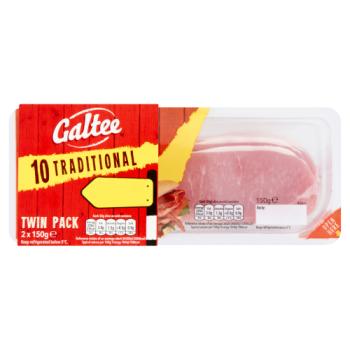 Galtee 10 Traditional Bacon Rashers Twin Pack 2 x 150g (300g)