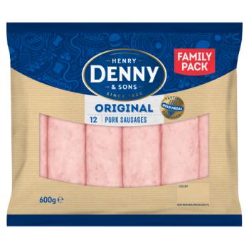 Henry Denny & Sons 12 Original Pork Sausages 600g