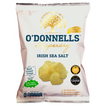 O'Donnells Irish Sea Salt Crisps 125g