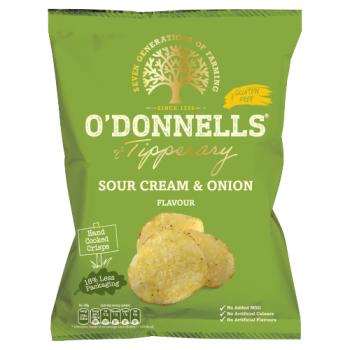O'Donnells Sour Cream & Onion Flavour 125g