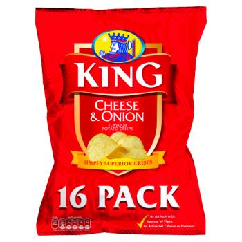 King Cheese/onion 16pk