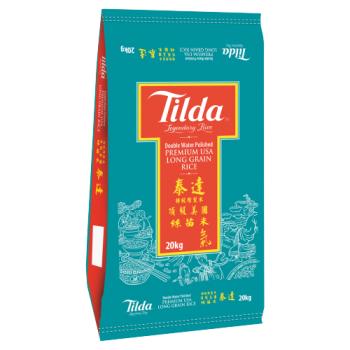 Tilda Premium USA Long Grain Rice 20kg