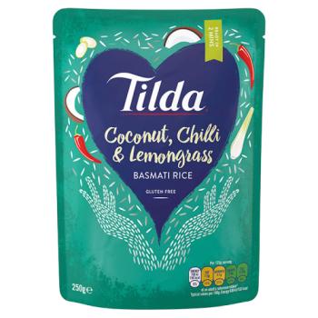 Tilda Coconut, Chilli & Lemongrass Basmati Rice 250g