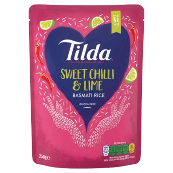 Tilda Microwave Sweet Chilli and Lime Basmati Rice 250g