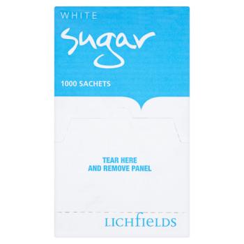 Lichfields White Sugar 1000 Sachets