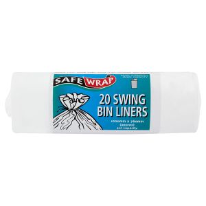 Safe Wrap 20 Swing Bin Liners