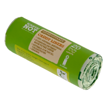 Waste Not Compostable Caddy Liners 20s