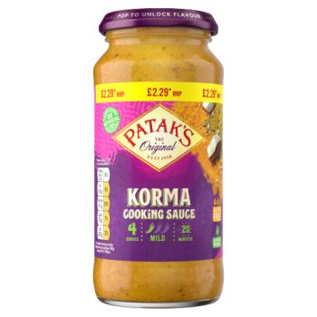 Patak's The Original Korma Cooking Sauce 450g