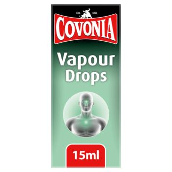 Covonia Vapour Drops Peppermint Oil Menthol 15ml