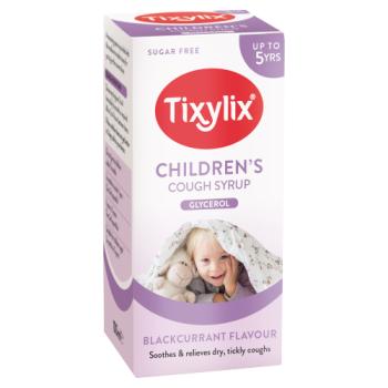 Tixylix Glycerol Toddler Syrup 3 Months to 5 Years 100ml