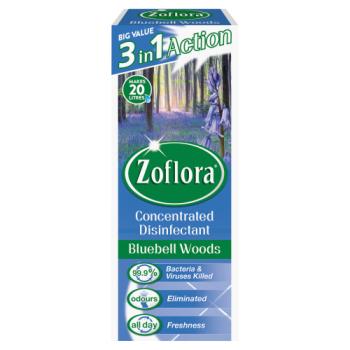 Zoflora 3 in 1 Action Concentrated Disinfectant Bluebell Woods 500ml