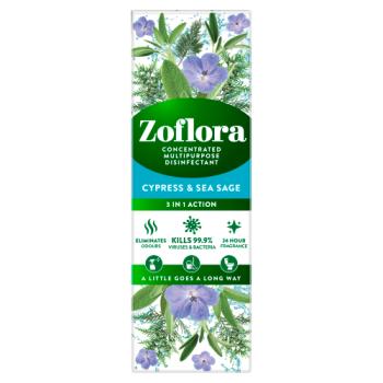 Zoflora Concentrated Multipurpose Disinfectant Cypress & Sea Sage 250ml