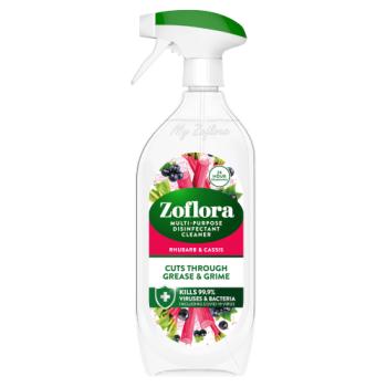 Zoflora Multi-Purpose Disinfectant Cleaner Rhubarb & Cassis 800ml