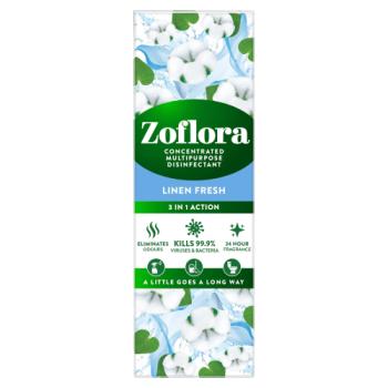 Zoflora Concentrated Multipurpose Disinfectant Linen Fresh 3 in 1 Action 250ml