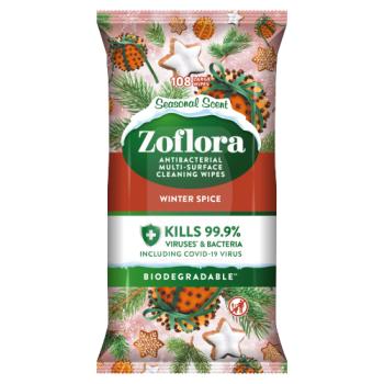 Zoflora Antibacterial Multi-Surface Cleaning Wipes Winter Spice 108 Large Wipes