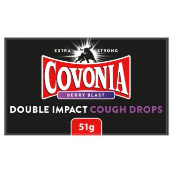 Covonia Berry Blast Double Impact Cough Drops 51g