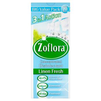 Zoflora 3in1 Action Concentrated Disinfectant Linen Fresh 500ml