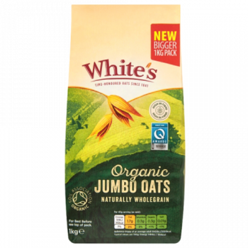 White's Organic Jumbo Oats Naturally Wholegrain 1kg