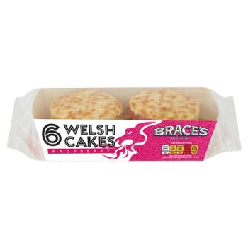 Brace's Family Bread 6 Raspberry Jam Welsh Cakes