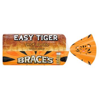 Easy Tiger Thick Sliced White Bread 800g