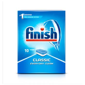 Finish Classic 10 Dishwasher Tablets Regular