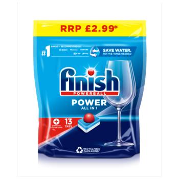 Finish Power All in One Dishwasher Tablets 13 Tabs PM £2.99