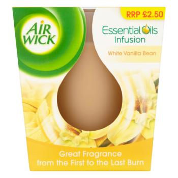 Air Wick Essential Oils White Vanilla Bean PMP 105g