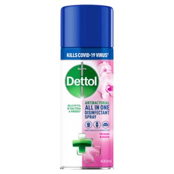 Dettol All-In-One Disinfectant Spray, Orchard Blossom 400ml