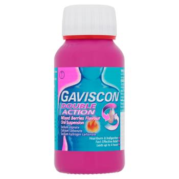 Gaviscon Double Action Mixed Berries Flavour Oral Suspension 150ml
