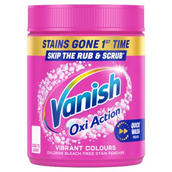Vanish Oxi Action Vibrant Colours Chlorine Bleach Free Stain Remover 450g