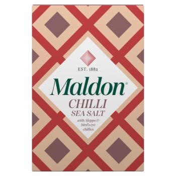Maldon Chilli Sea Salt with Aleppo & Bird's Eye Chillies 100g