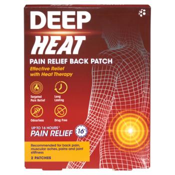 Deep Heat Pain Relief Back Patch 2 Patches