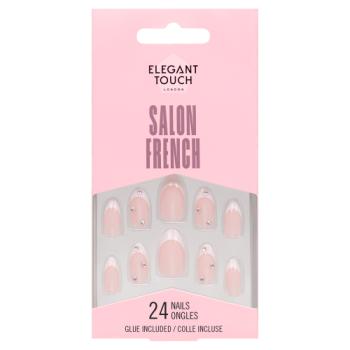 Elegant Touch London Salon French 24 Nails No. 128