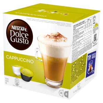 NESCAFE Dolce Gusto Cappuccino Coffee Pods 16 Capsules Per Box