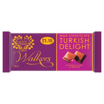 Walkers Milk Chocolate Turkish Delight 150g
