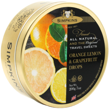 Simpkins Orange, Lemon & Grapefruit Drops 200g