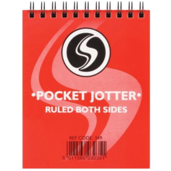 Pocket Jotter Ruled Both Sides 