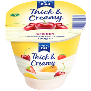 Golden Acre Thick & Creamy Pasteurised Fruit Yoghurt Cherry 150g 