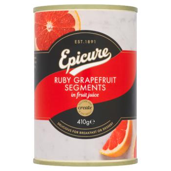 Epicure Ruby Grapefruit Segments in Fruit Juice 411g