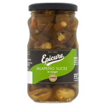 Epicure Jalapeño Slices in Vinegar 350g