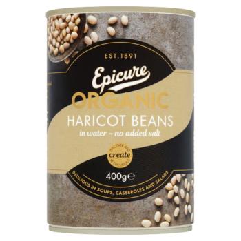 Epicure Organic Haricot Beans in Water 400g