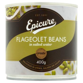 Epicure Flageolet Beans in Salted Water 400g