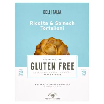 Deli Italia Gluten Free Ricotta & Spinach Tortelloni 250g