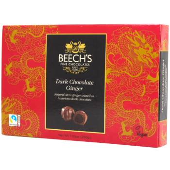 Beech's Fine Chocolates Dark Chocolate Ginger 200g