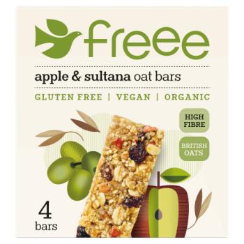 Freee Apple & Sultana Oat Bars 4 x 35g